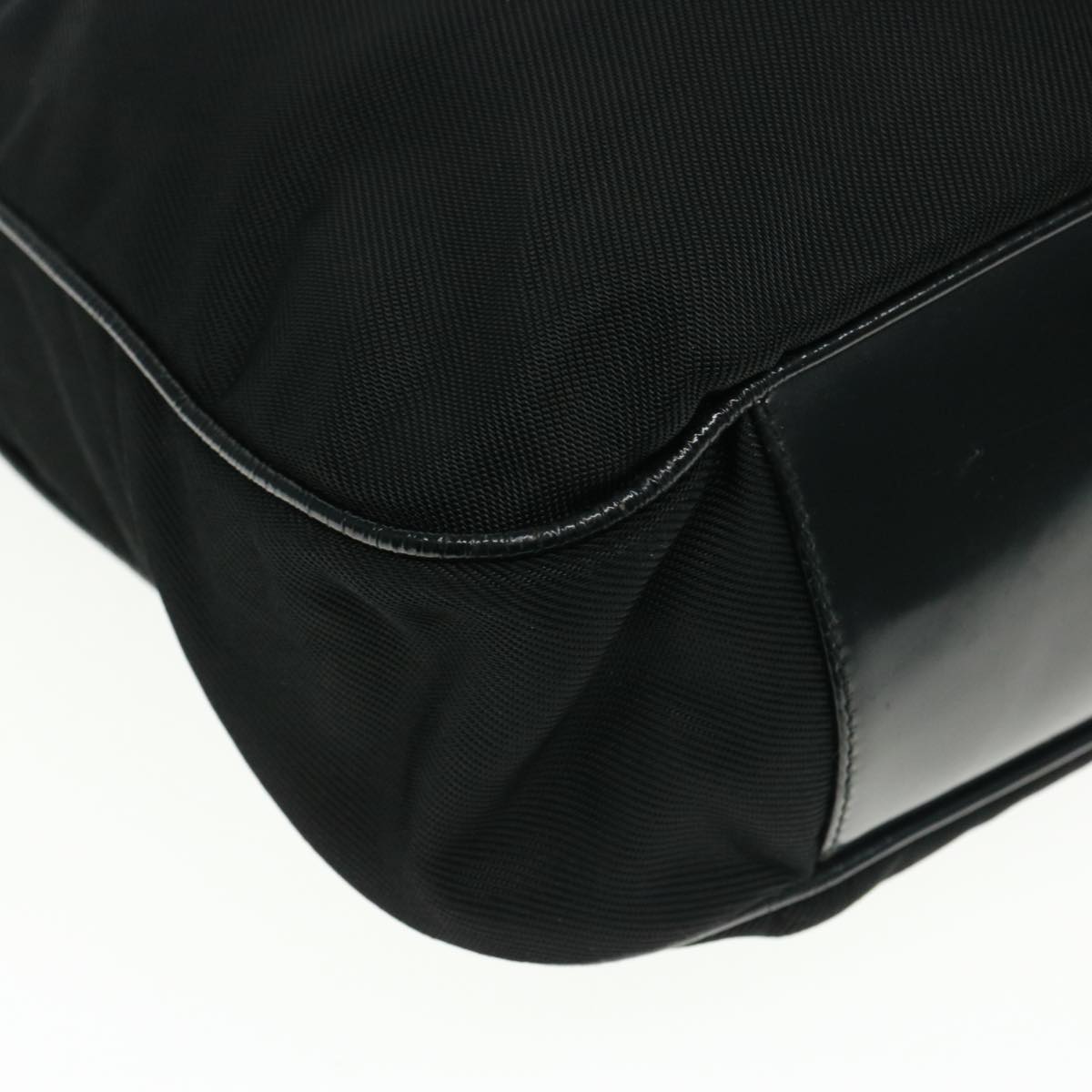 GUCCI Bamboo Shoulder Bag Nylon Black 001 2123 1577 ep4491