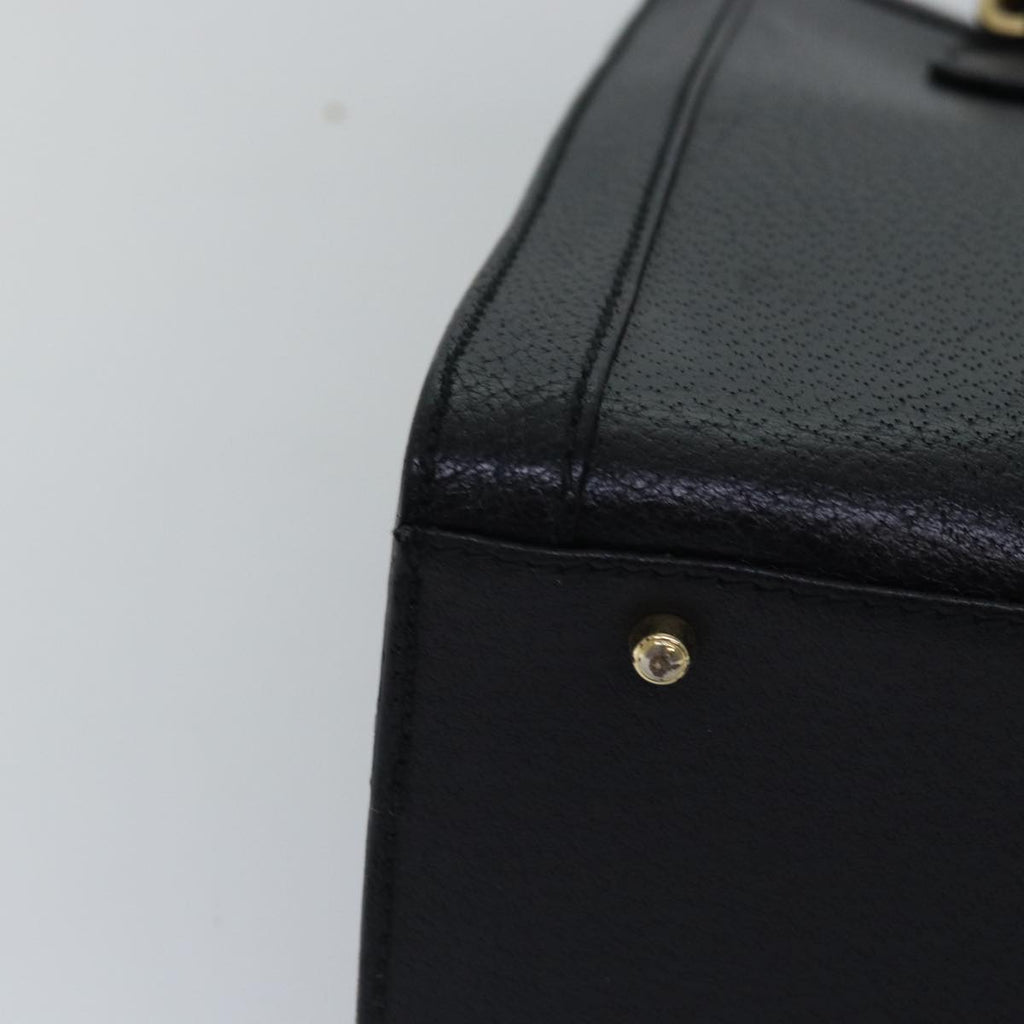 GUCCI Bamboo Tote Bag Leather Black 002 2123 0260 ep4496