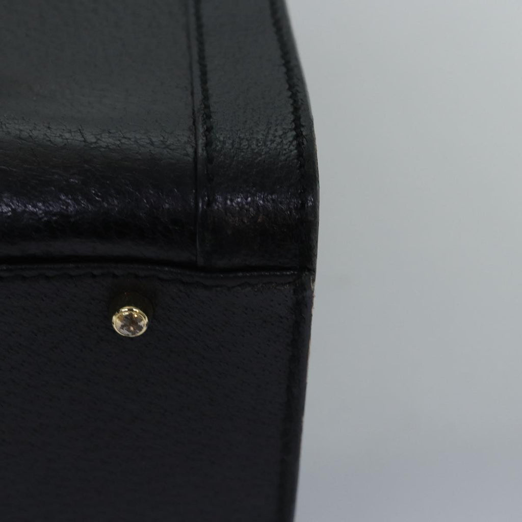 GUCCI Bamboo Tote Bag Leather Black 002 2123 0260 ep4496