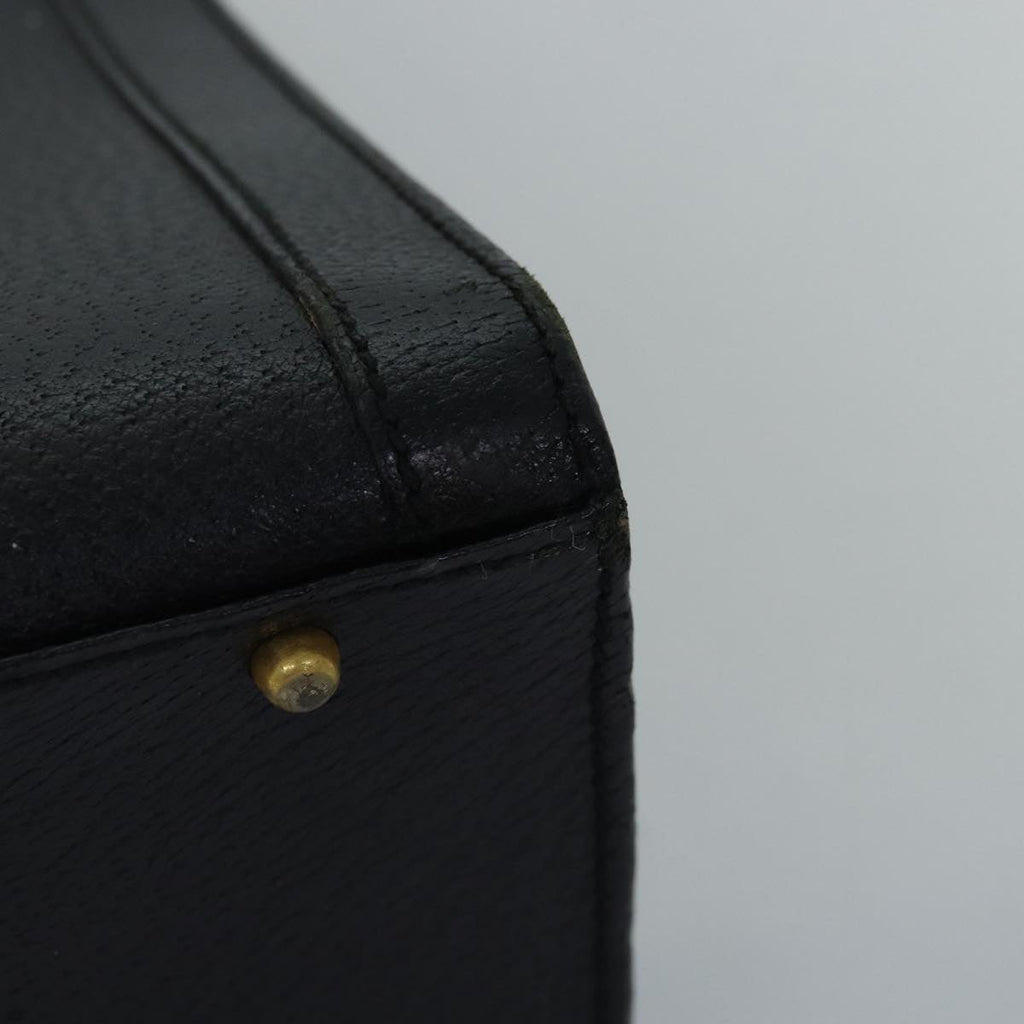 GUCCI Bamboo Hand Bag Leather Black 002 0260 2615 ep4498