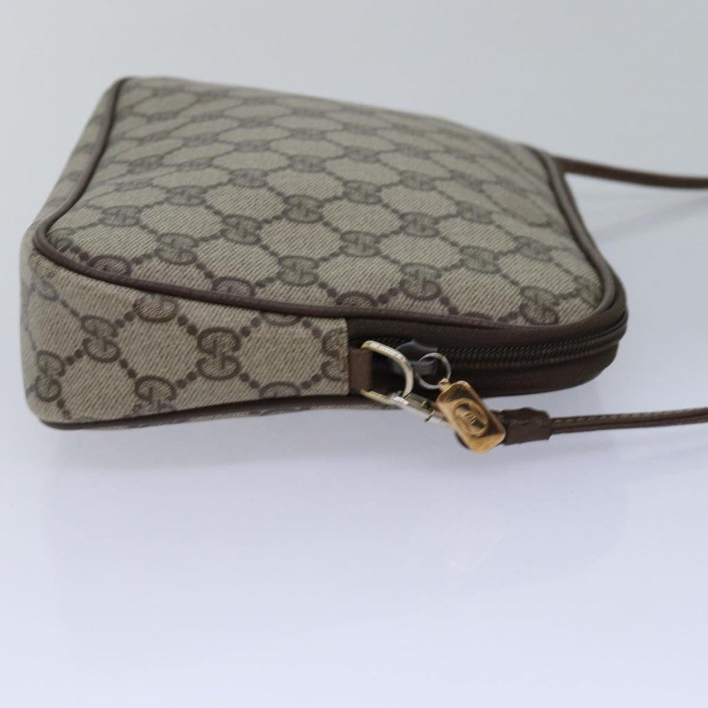 GUCCI GG Supreme Shoulder Bag PVC Beige 97 02 068 ep4507