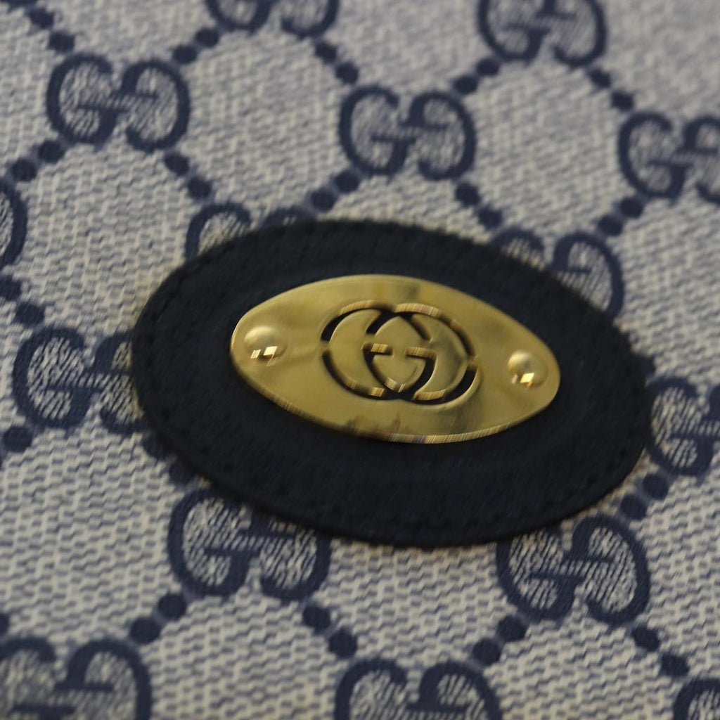 GUCCI GG Supreme Shoulder Bag PVC Navy 001 406 0141 ep4514