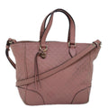 GUCCI Micro GG Canvas Guccissima Hand Bag Outlet 2way Pink 449241 ep4516
