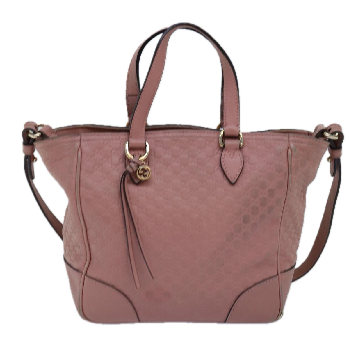 GUCCI Micro GG Canvas Guccissima Hand Bag Outlet 2way Pink 449241 ep4516