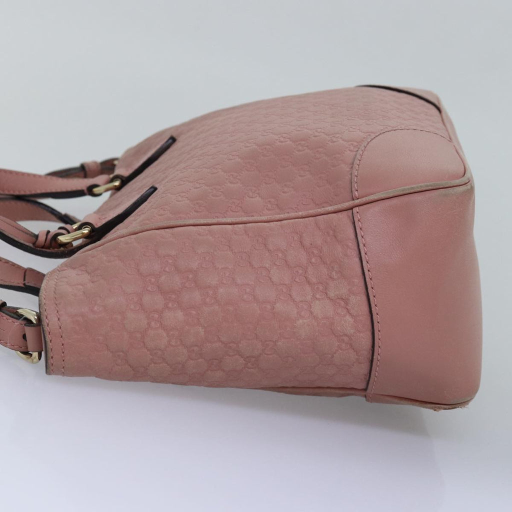 GUCCI Micro GG Canvas Guccissima Hand Bag Outlet 2way Pink 449241 ep4516
