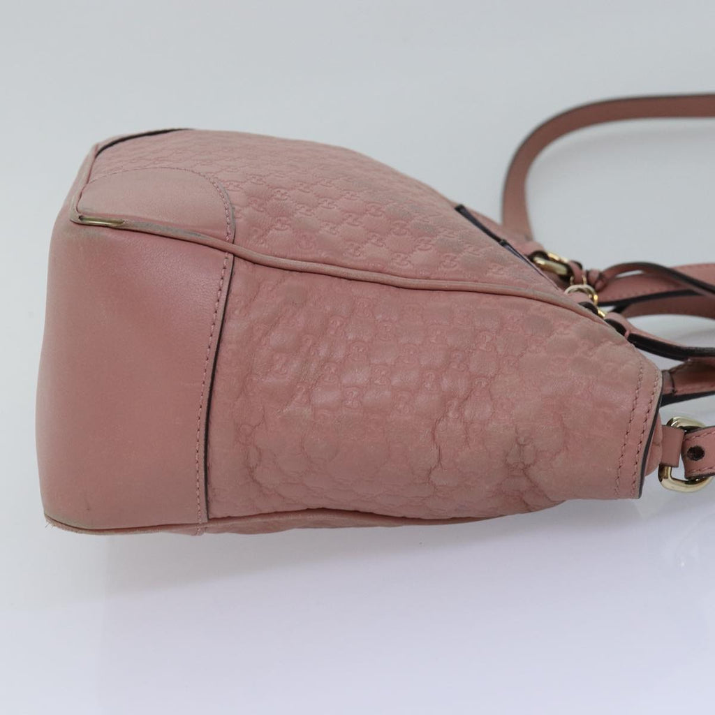 GUCCI Micro GG Canvas Guccissima Hand Bag Outlet 2way Pink 449241 ep4516