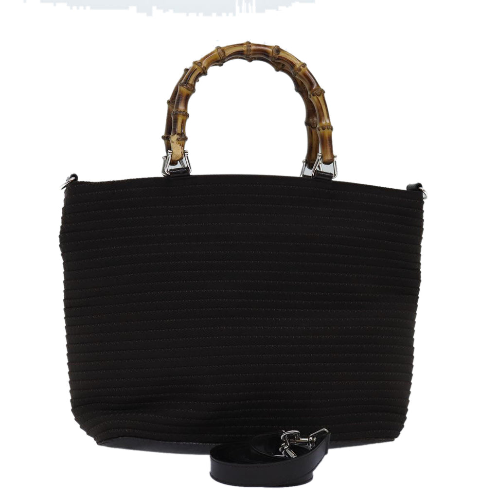 GUCCI Bamboo Shoulder Bag Canvas Brown 000 1998 0540 ep4524