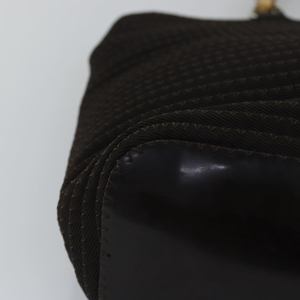GUCCI Bamboo Shoulder Bag Canvas Brown 000 1998 0540 ep4524