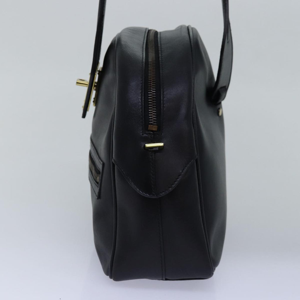 GUCCI Shoulder Bag Leather 2way Black ep4525