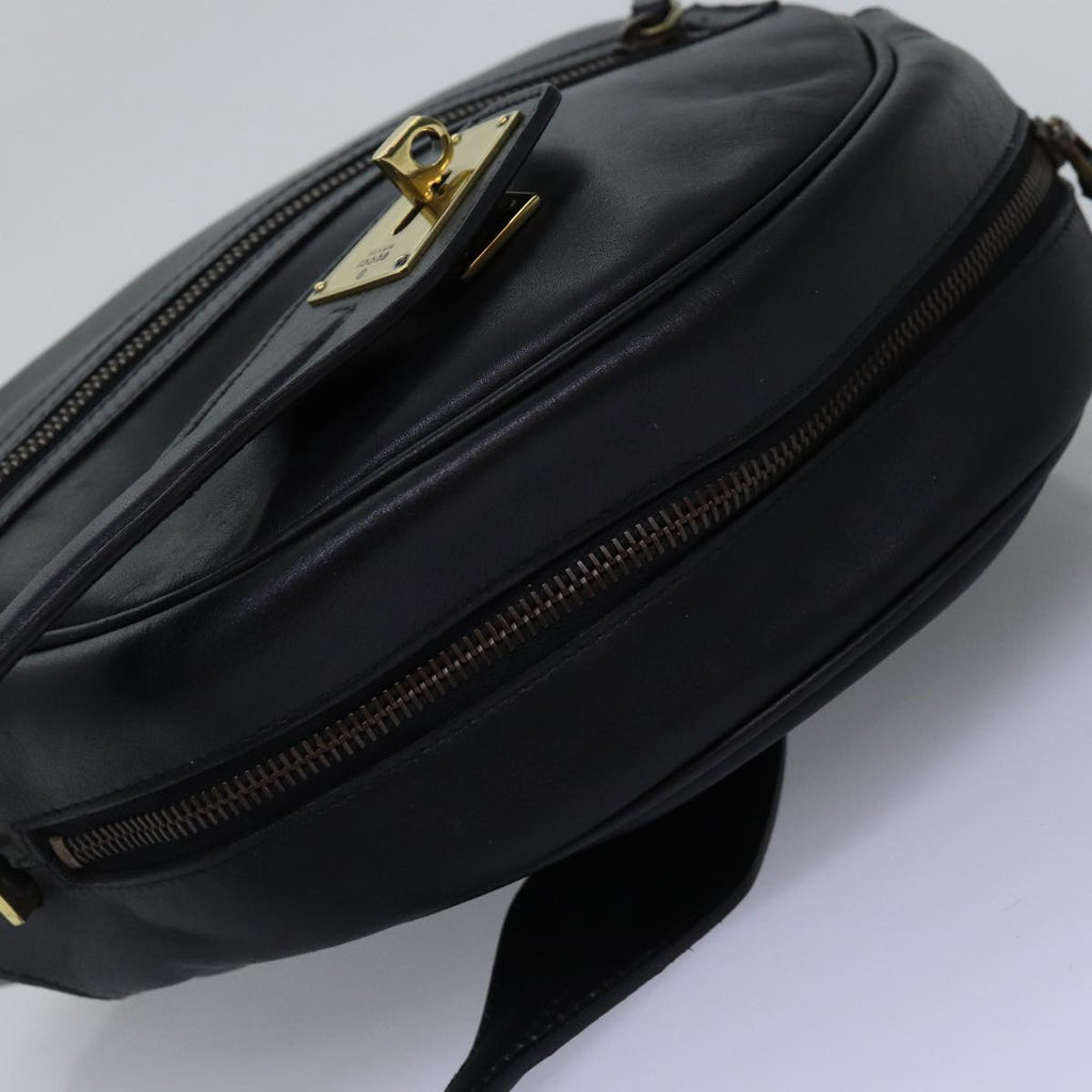 GUCCI Shoulder Bag Leather 2way Black ep4525
