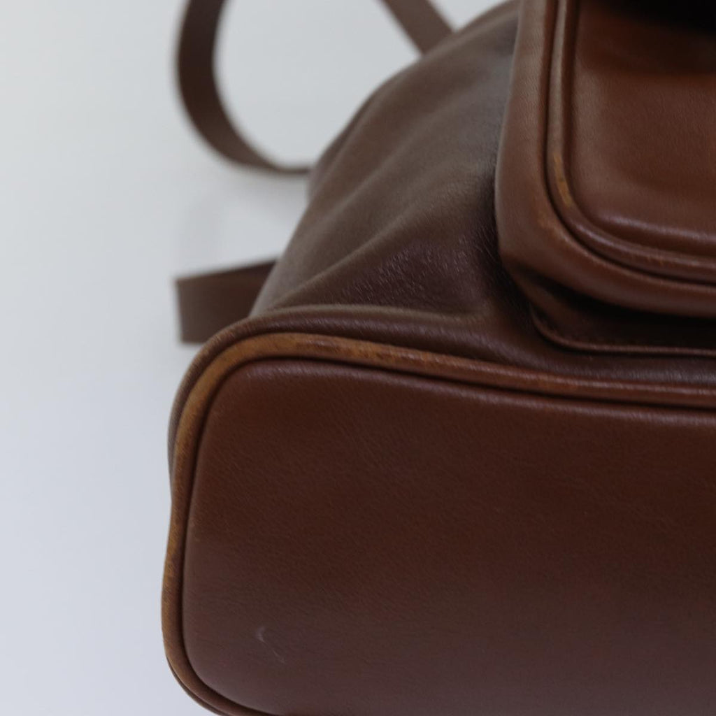 GUCCI Bamboo Backpack Leather Brown 003 3444 0030 ep4526