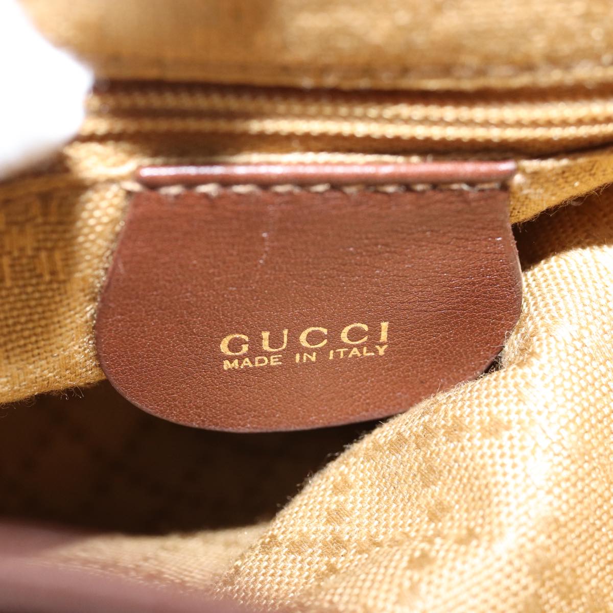 GUCCI Bamboo Backpack Leather Brown 003 3444 0030 ep4526