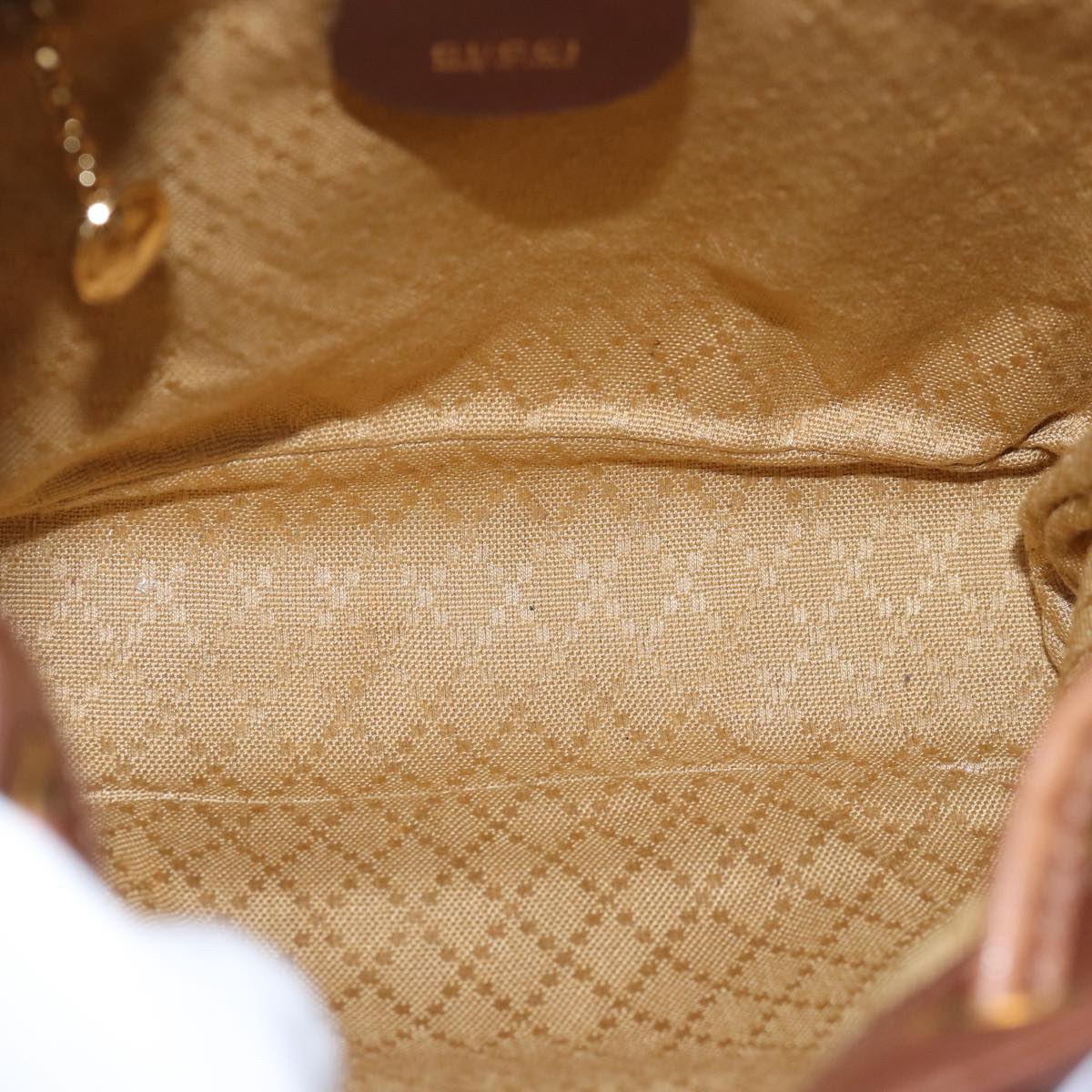 GUCCI Bamboo Backpack Leather Brown 003 3444 0030 ep4526