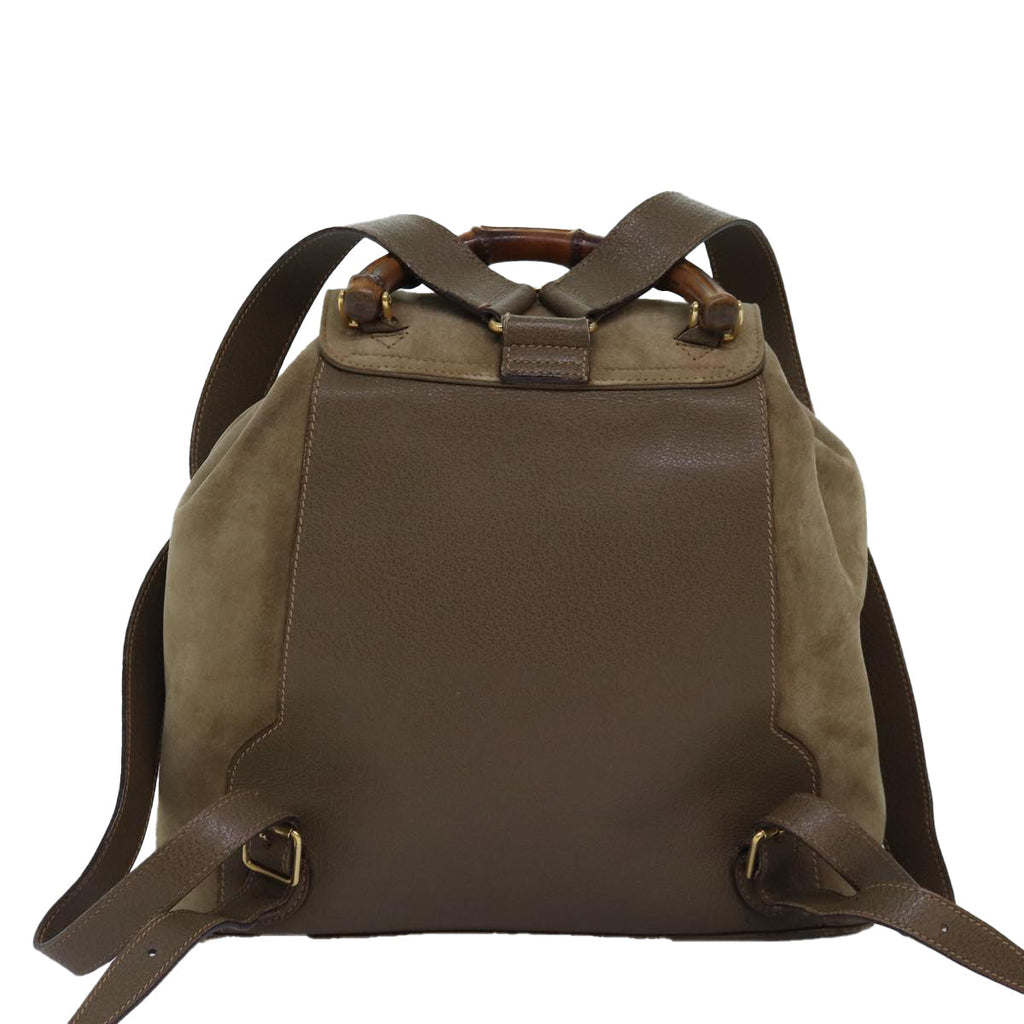 GUCCI Backpack Suede Beige 003 58 0016 ep4529