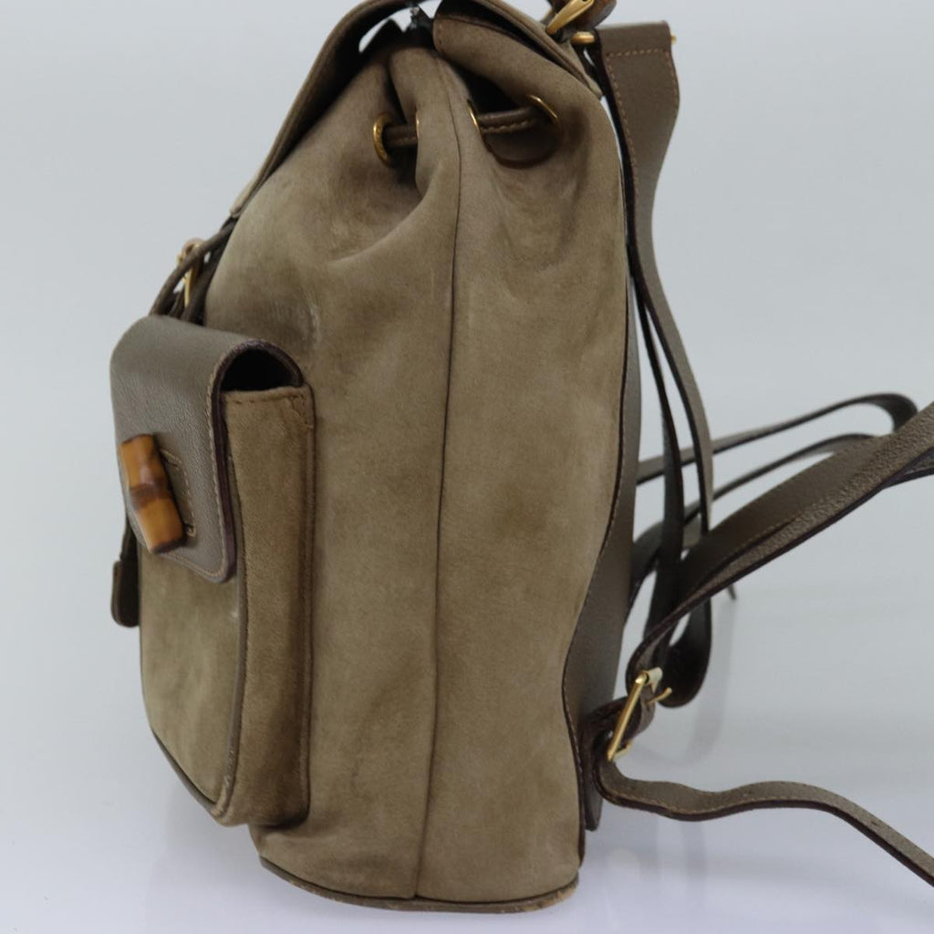 GUCCI Backpack Suede Beige 003 58 0016 ep4529