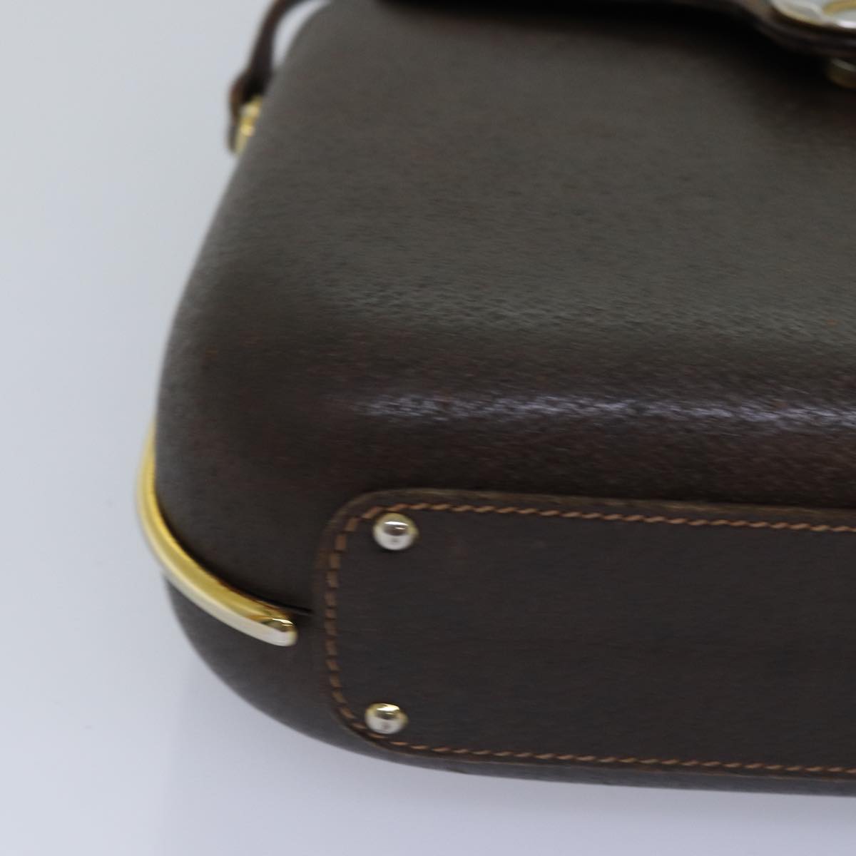 GUCCI Shoulder Bag Leather Brown 001 085 3041 ep4537