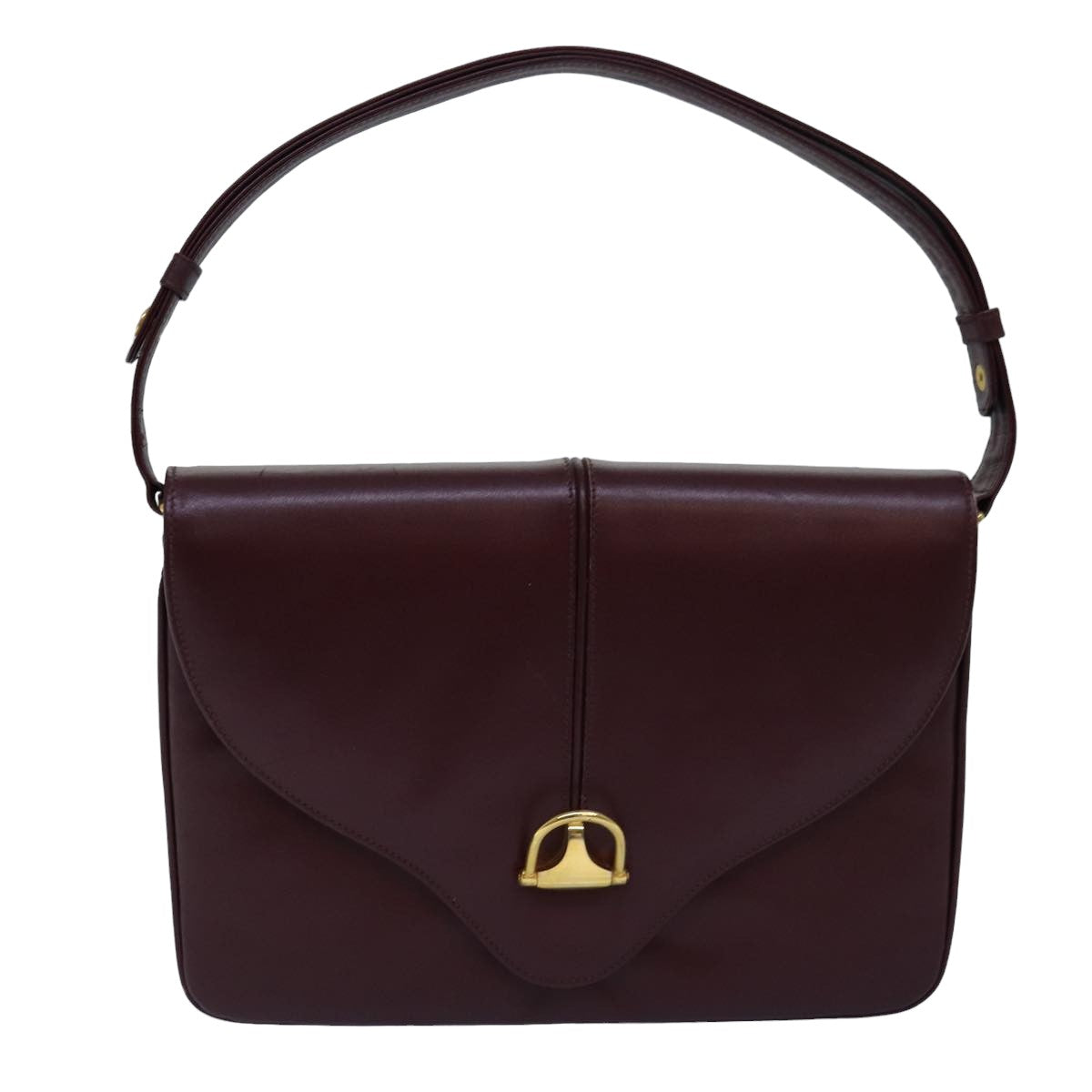 GUCCI Shoulder Bag Leather Bordeaux ep4539