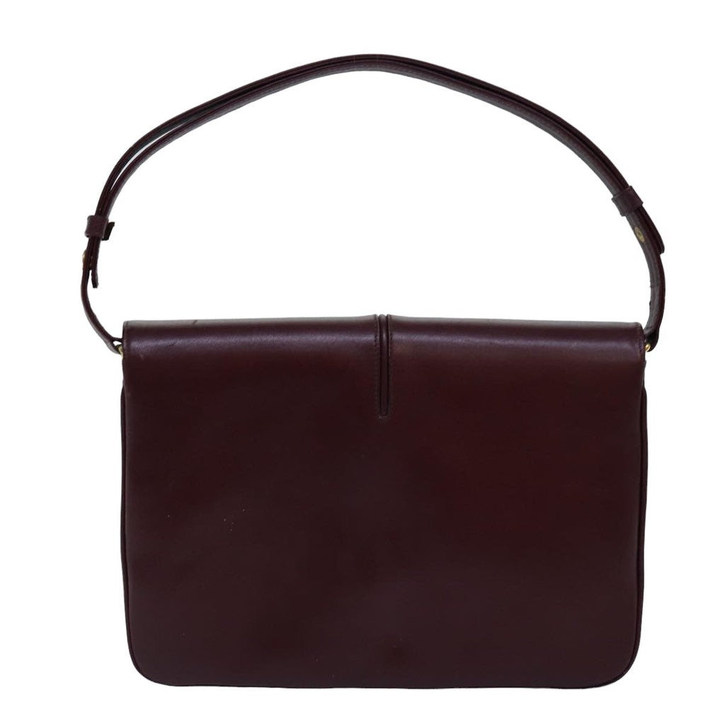 GUCCI Shoulder Bag Leather Bordeaux ep4539