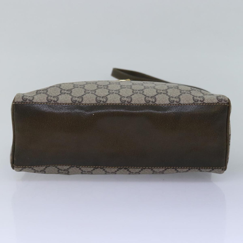 GUCCI GG Plus Supreme Shoulder Bag PVC Leather Beige ep4541