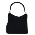 GUCCI Bamboo Shoulder Bag Nylon Black 35692 ep4545