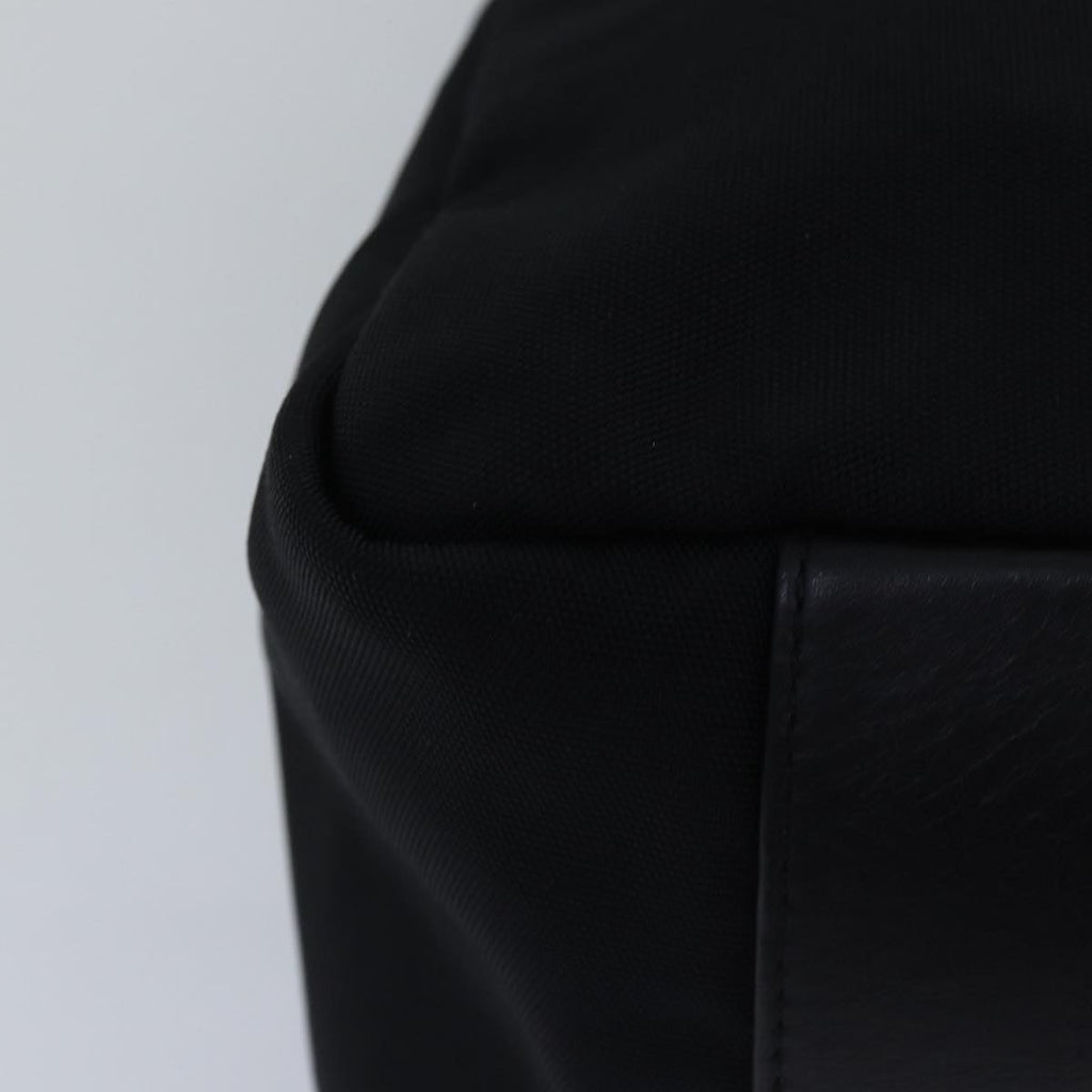 GUCCI Bamboo Shoulder Bag Nylon Black 35692 ep4545