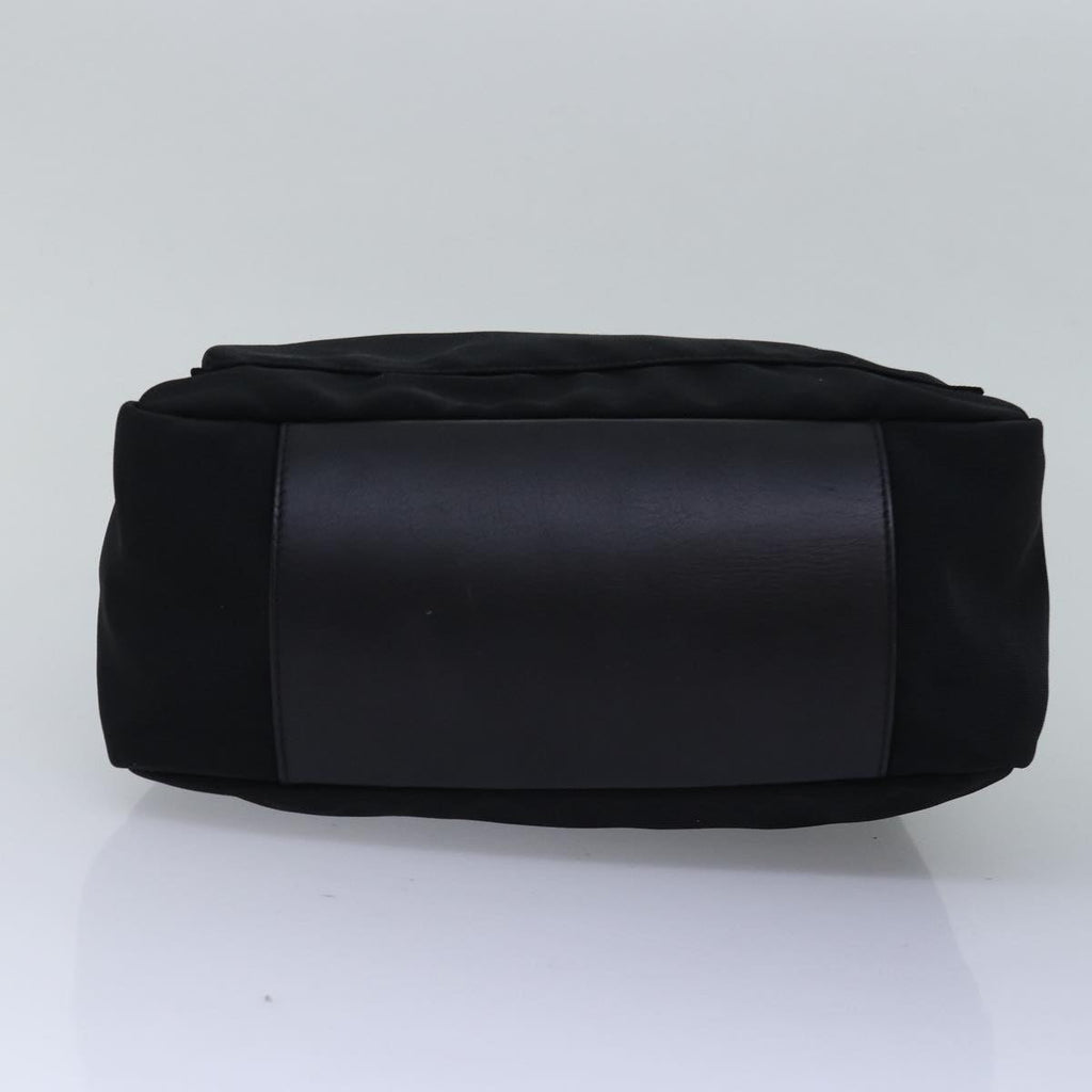 GUCCI Bamboo Shoulder Bag Nylon Black 35692 ep4545