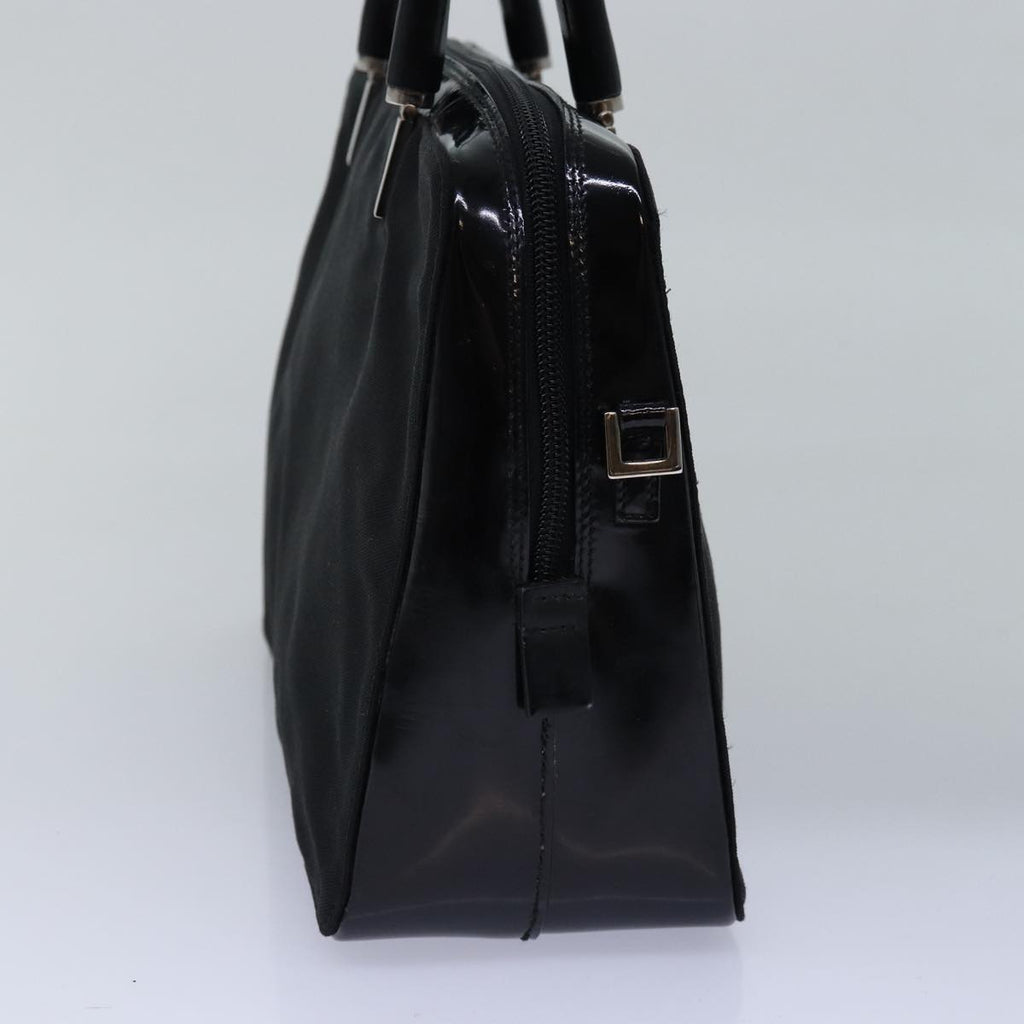 GUCCI Bamboo Hand Bag Nylon 2way Black 000 0828 2058 ep4550