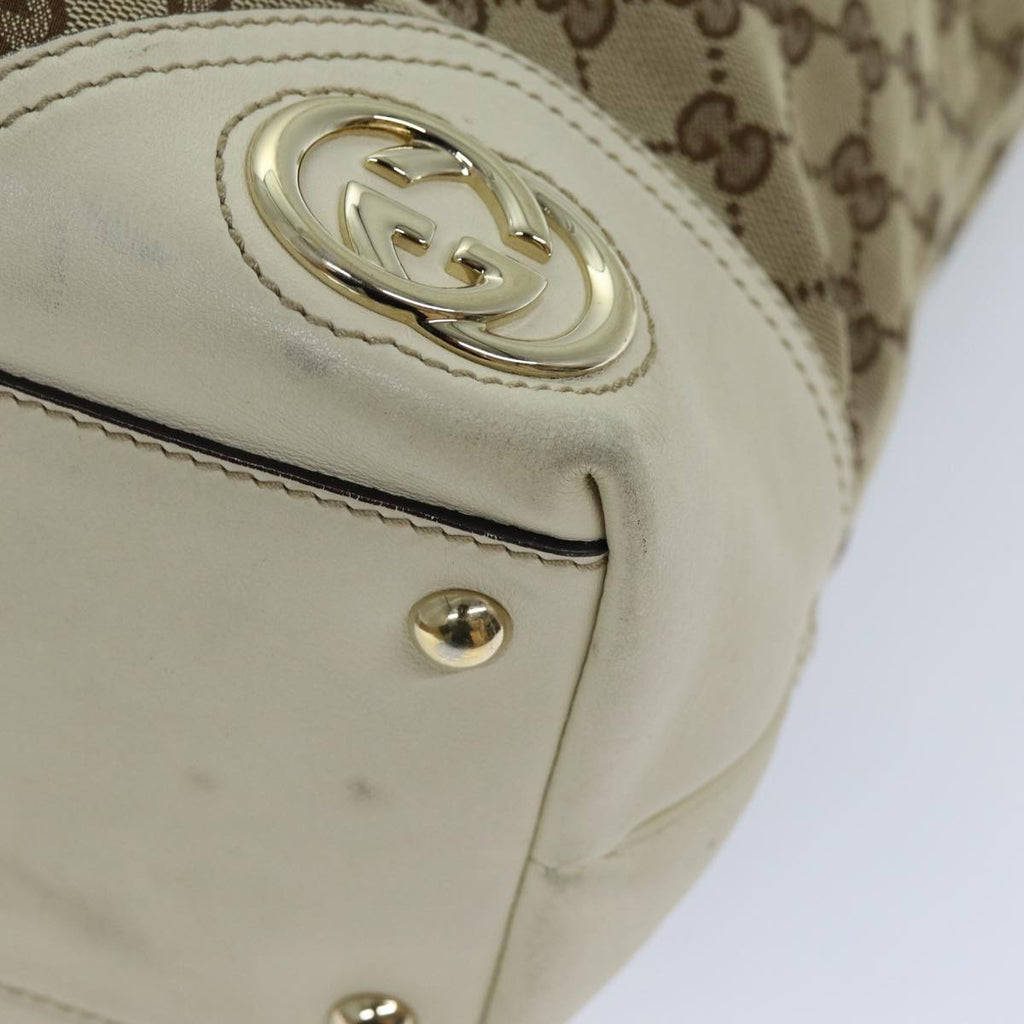 GUCCI GG Canvas Tote Bag Beige 169945 ep4555