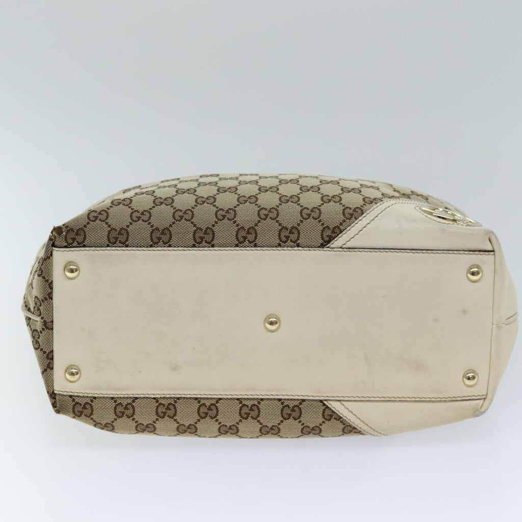 GUCCI GG Canvas Tote Bag Beige 169945 ep4555