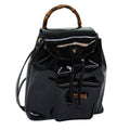 GUCCI Bamboo Backpack Patent leather Black 003 2058 0030 ep4556