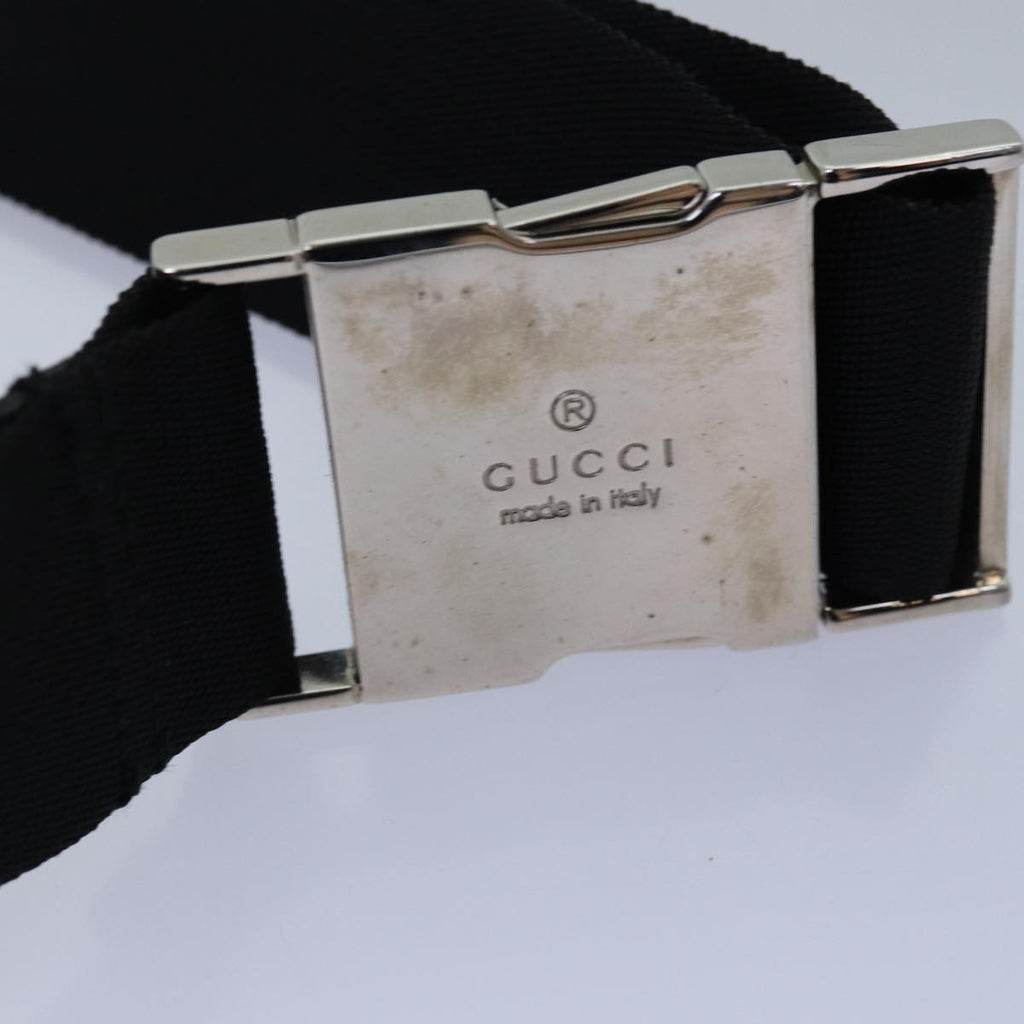 GUCCI GG Canvas Waist bag Black 28566 ep4558