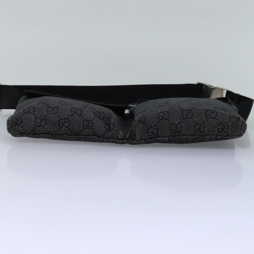 GUCCI GG Canvas Waist bag Black 28566 ep4558