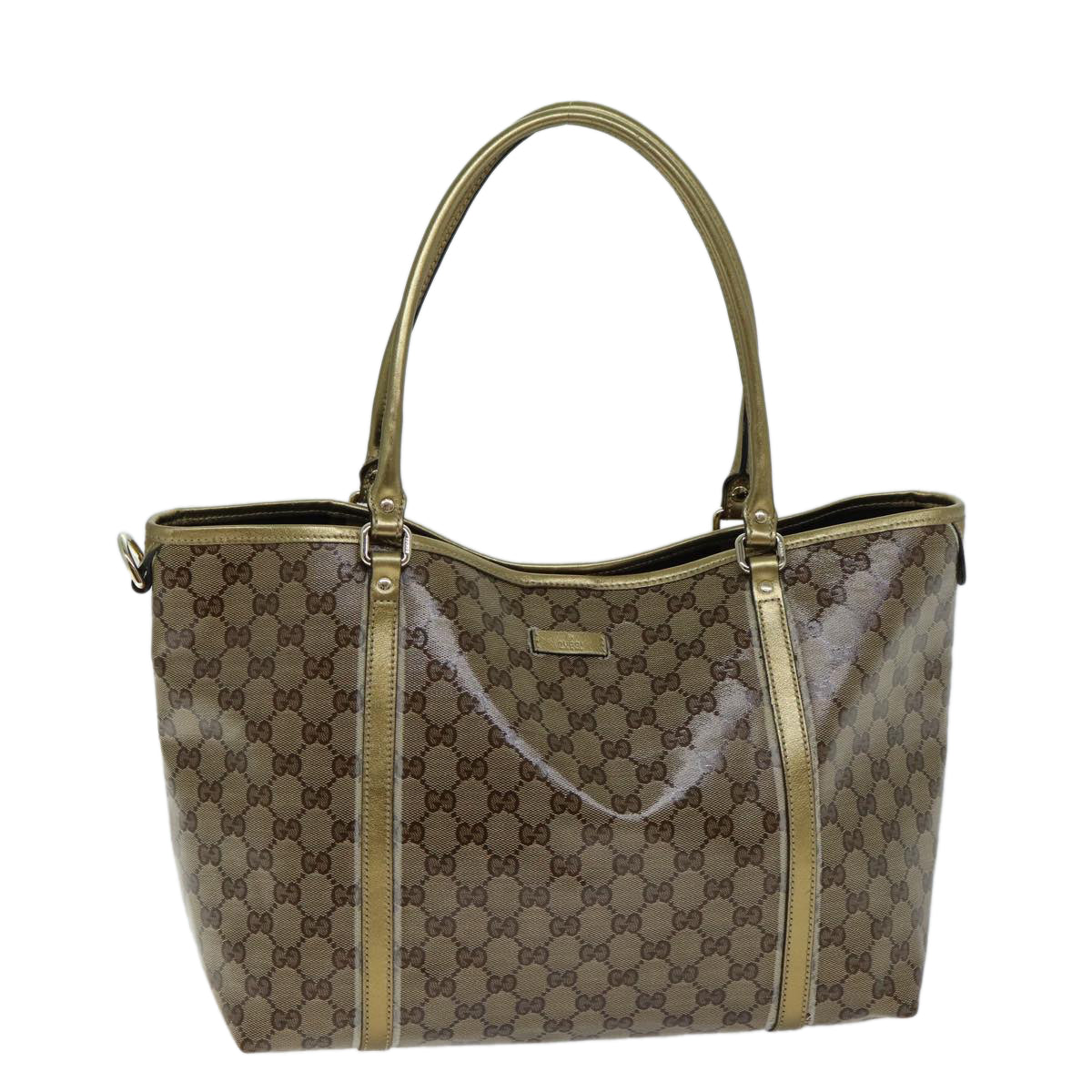 GUCCI GG Crystal Tote Bag Beige 197953 ep4566