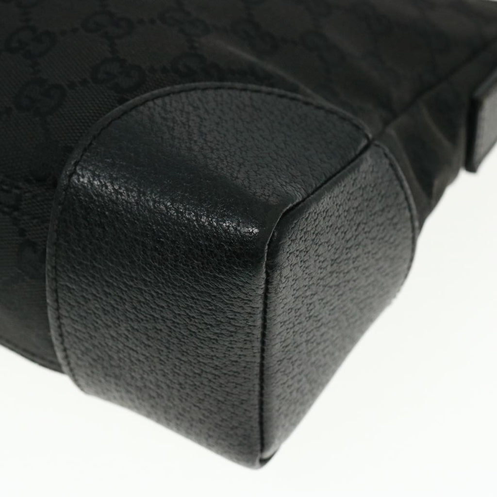GUCCI GG Canvas Shoulder Bag Canvas Black 114273 ep4567