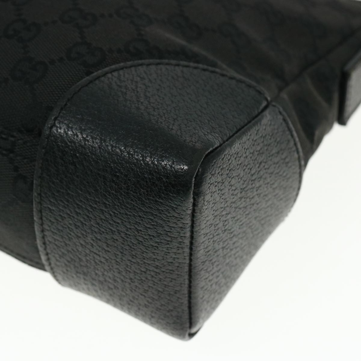 GUCCI GG Canvas Shoulder Bag Canvas Black 114273 ep4567