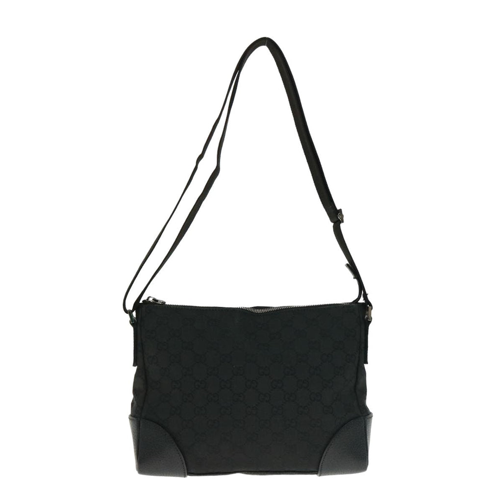 GUCCI GG Canvas Shoulder Bag Canvas Black 114273 ep4567