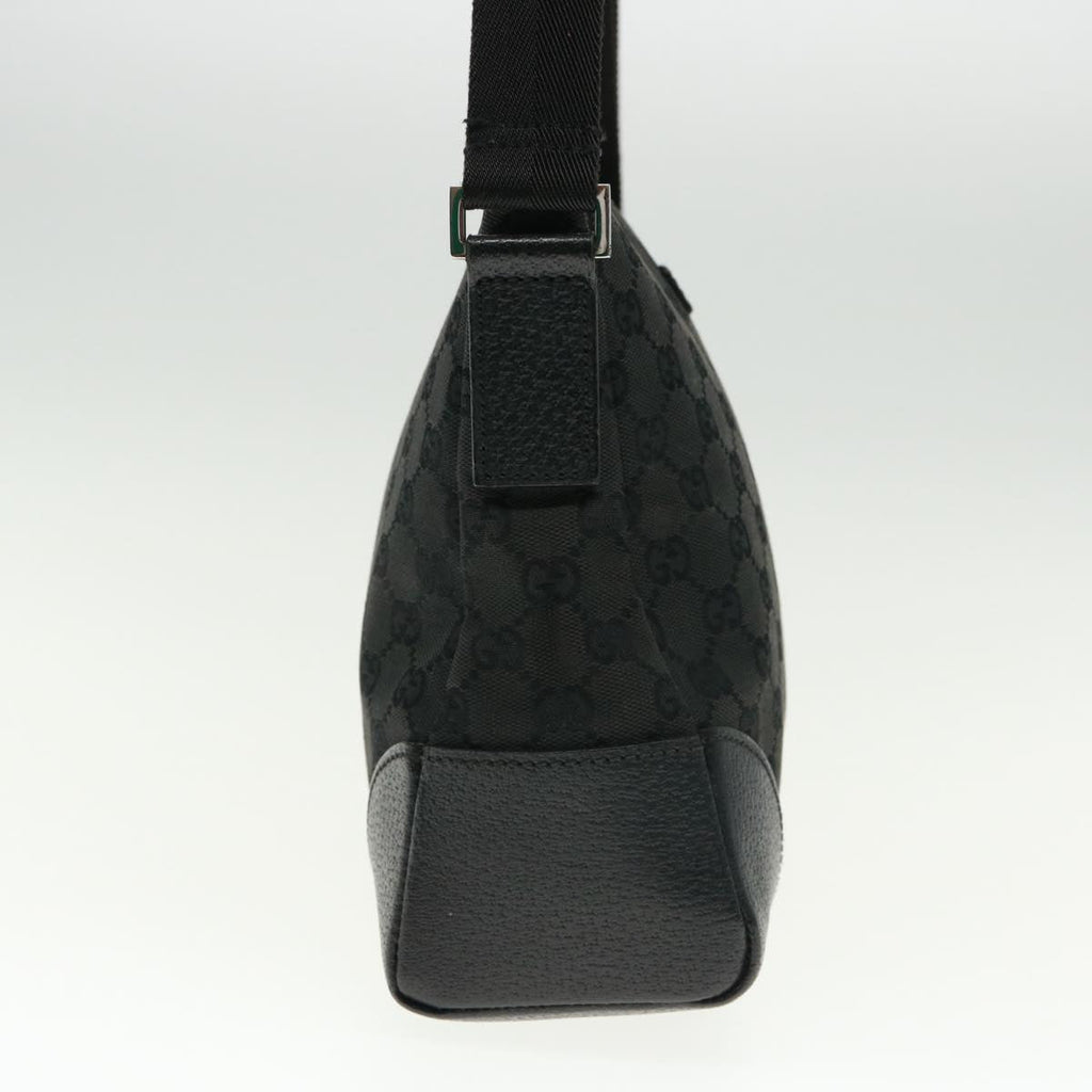 GUCCI GG Canvas Shoulder Bag Canvas Black 114273 ep4567