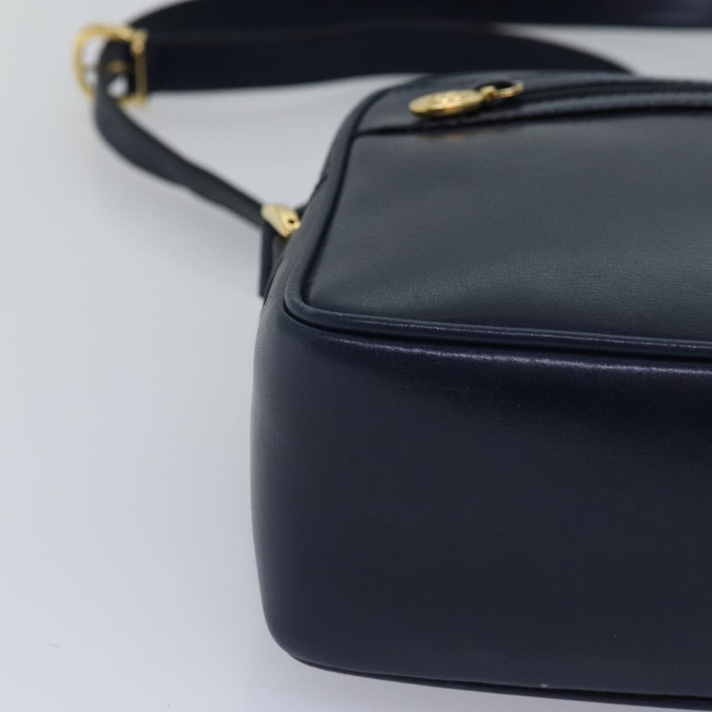 GUCCI Sherry Line Shoulder Bag Leather Navy 001 23 0942 ep4572