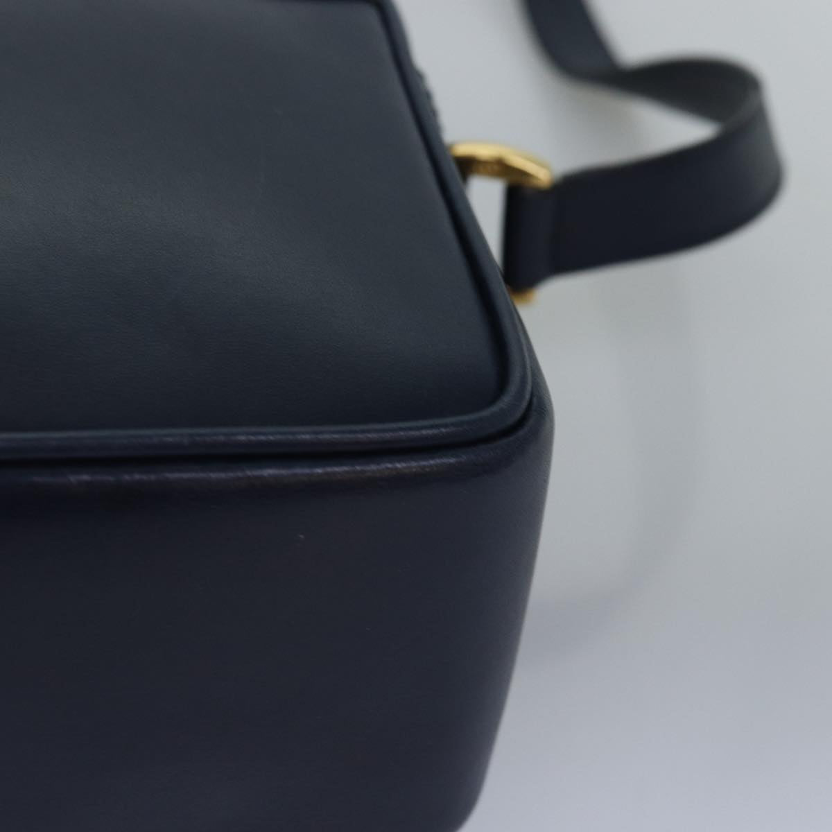 GUCCI Sherry Line Shoulder Bag Leather Navy 001 23 0942 ep4572