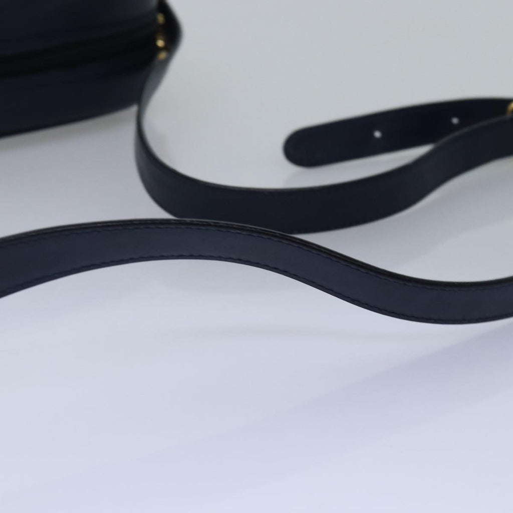 GUCCI Sherry Line Shoulder Bag Leather Navy 001 23 0942 ep4572