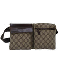 GUCCI GG Supreme Waist bag PVC Beige 28566 ep4576