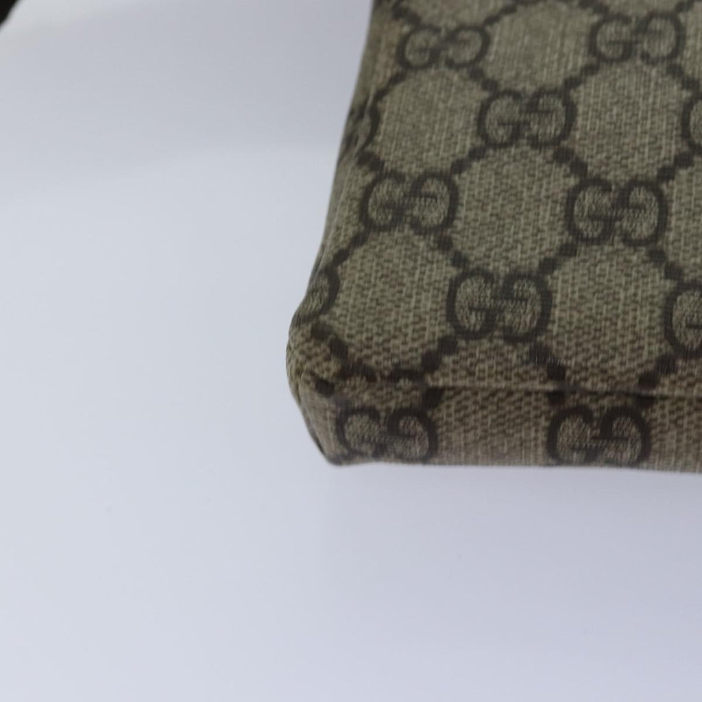 GUCCI GG Supreme Waist bag PVC Beige 28566 ep4576