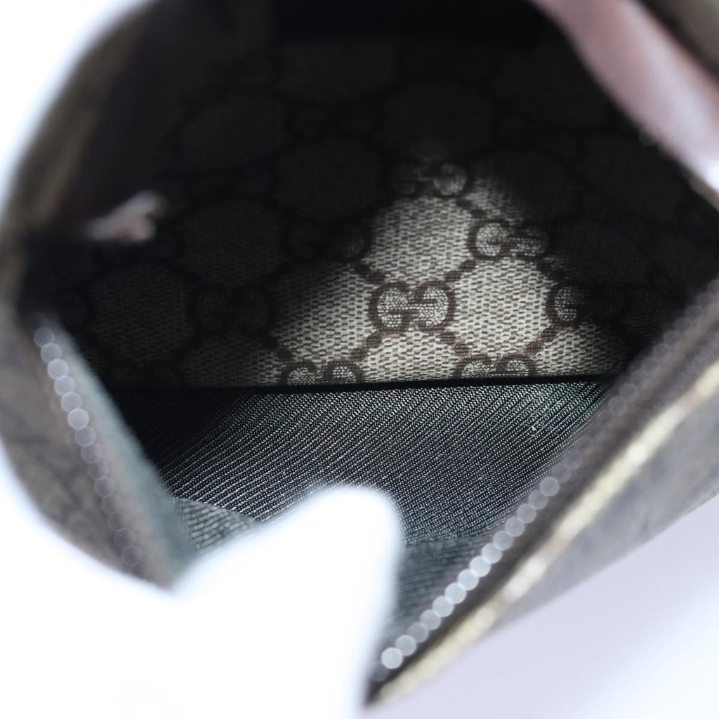 GUCCI GG Supreme Waist bag PVC Beige 28566 ep4576