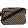 GUCCI GG Supreme Shoulder Bag PVC Beige 211107 ep4581