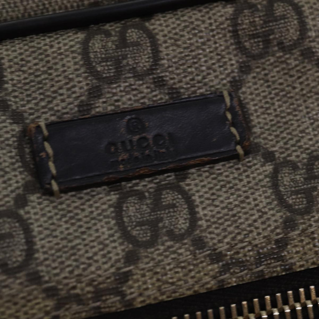 GUCCI GG Supreme Shoulder Bag PVC Beige 211107 ep4581