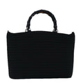 GUCCI Bamboo Hand Bag Nylon Black 002 1998 0352 ep4587