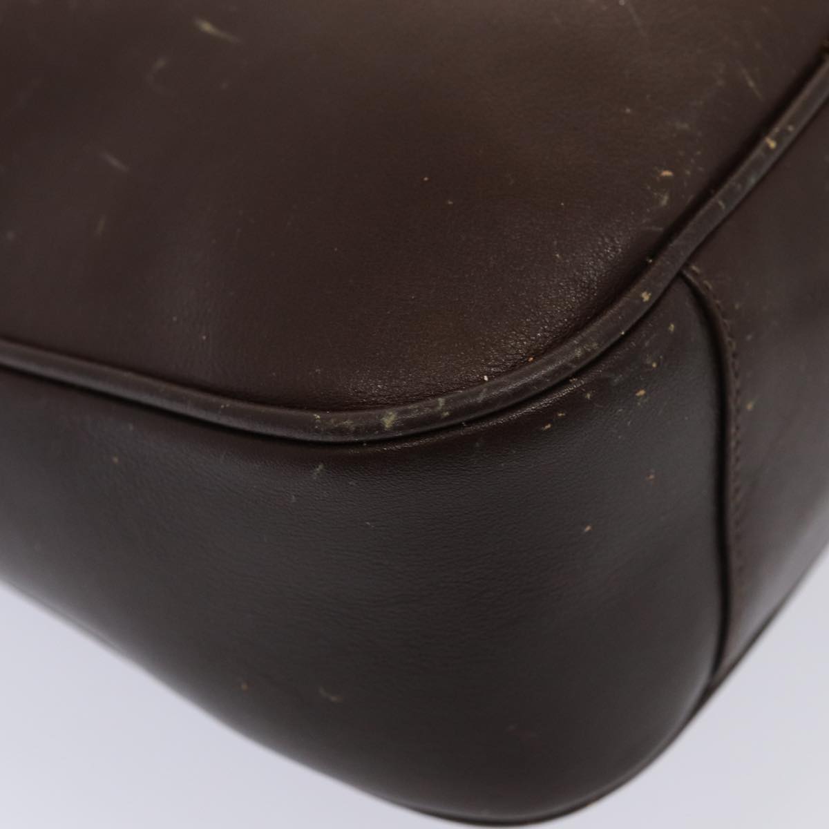 GUCCI Bamboo Shoulder Bag Leather 2way Brown 001 3444 1638 ep4603