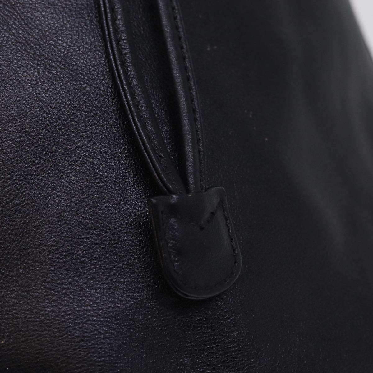 GUCCI Bamboo Hand Bag Leather 2way Black 001 2684 1657 ep4610