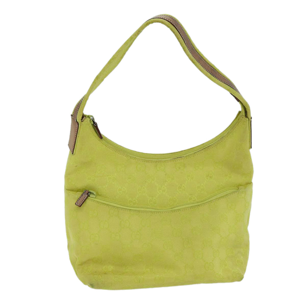 GUCCI GG Canvas Shoulder Bag Yellow 001 3386 1705 ep4612