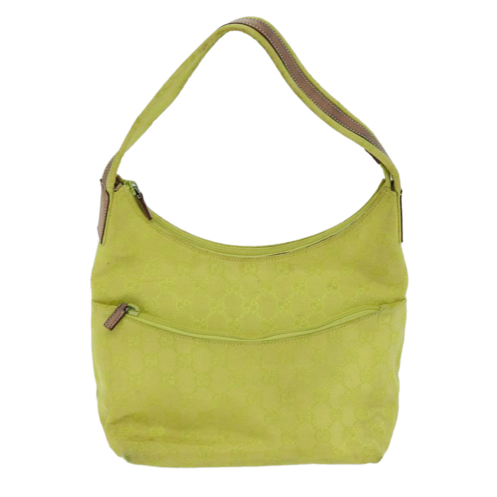 GUCCI GG Canvas Shoulder Bag Yellow 001 3386 1705 ep4612